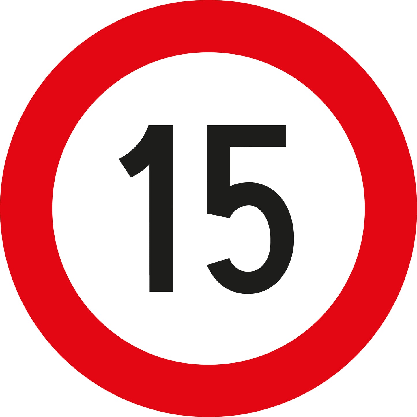 Zahlen-Kleber "15"