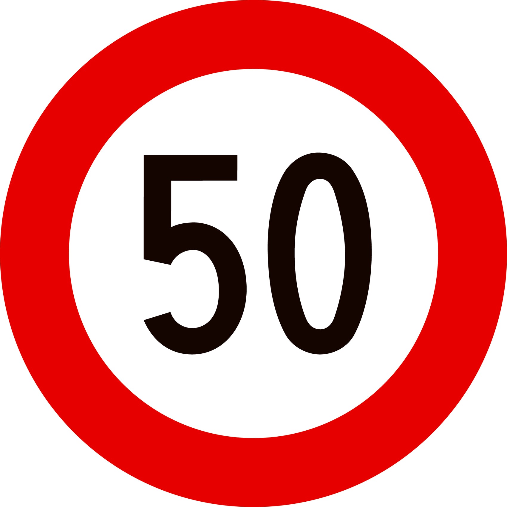 Zahlen-Kleber "50"