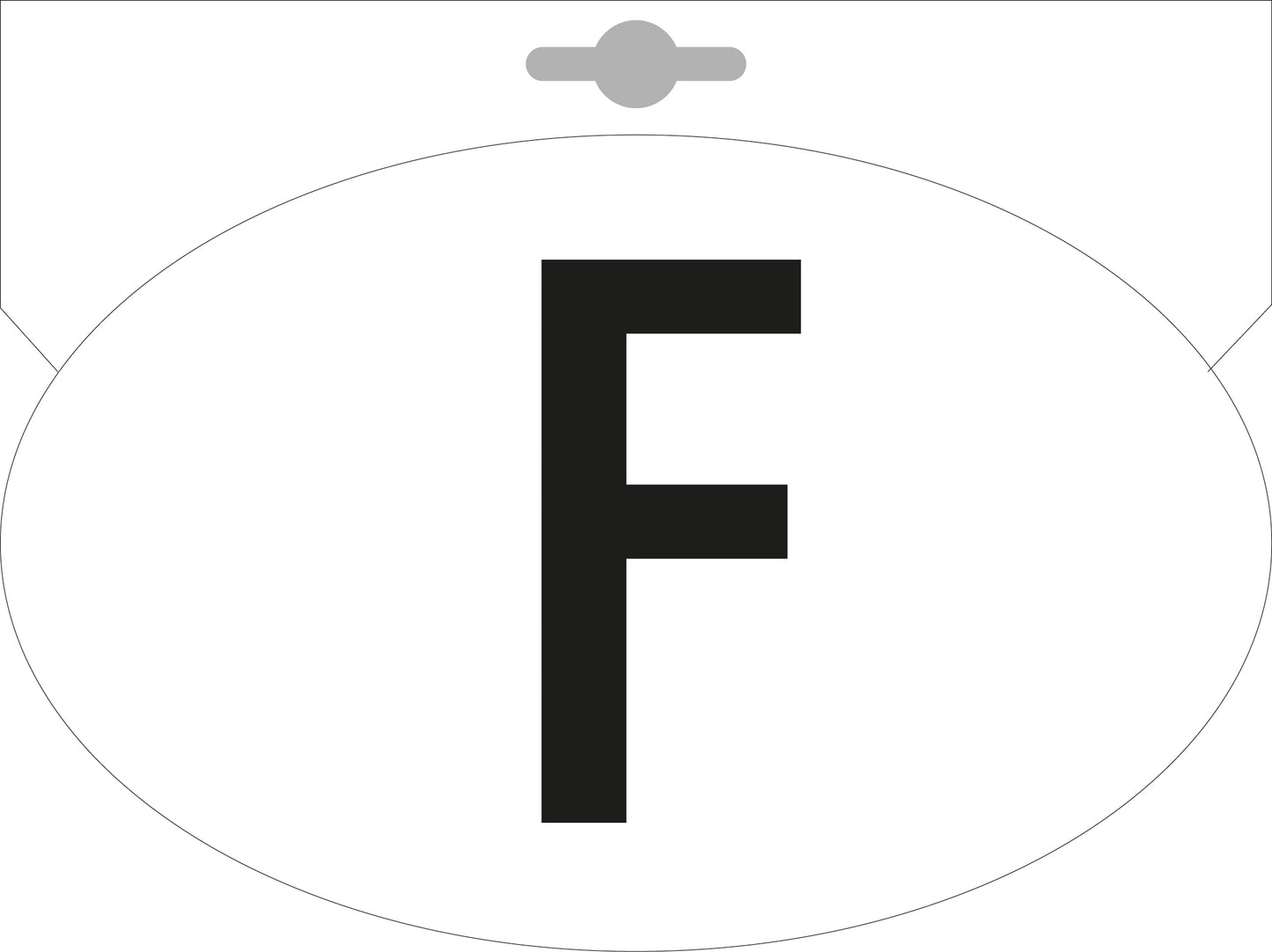 F-Kleber mit Eurolochung
