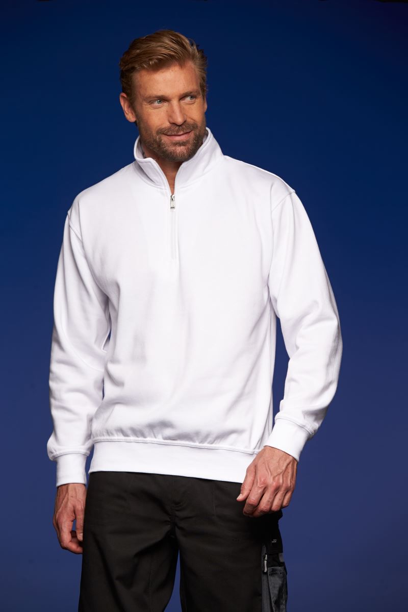 Workwear Sweater mit 1/4 Zip