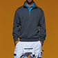 Workwear Sweater mit 1/4 Zip