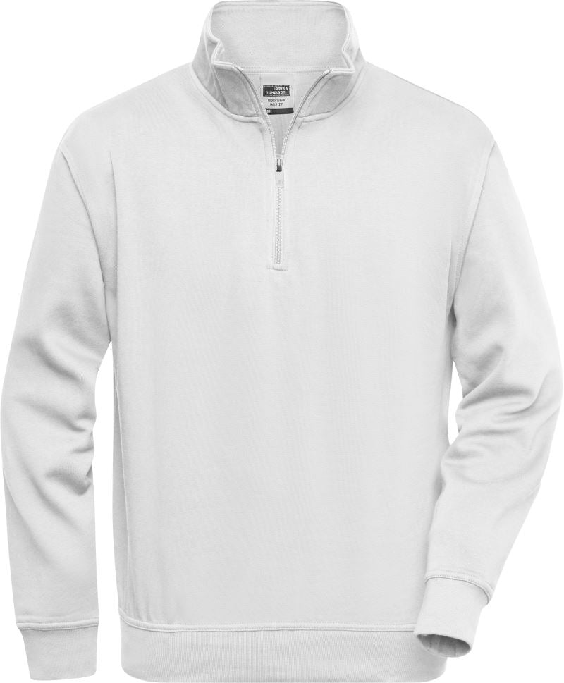 Workwear Sweater mit 1/4 Zip