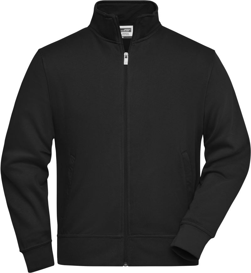 Workwear Sweatjacke mit Stehkragen