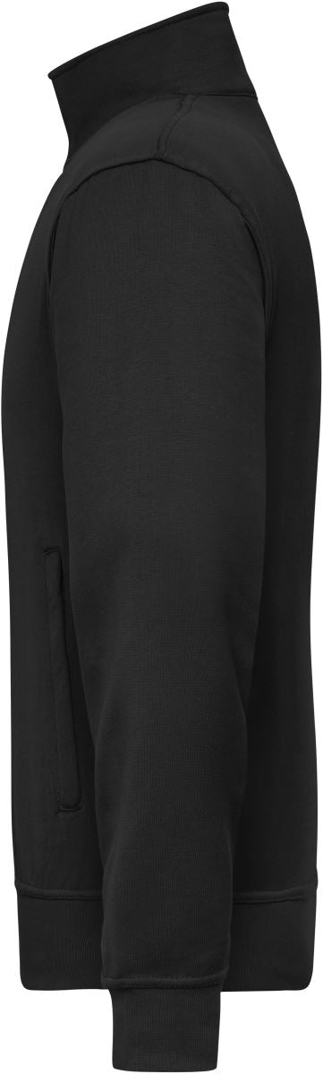 Workwear Sweatjacke mit Stehkragen