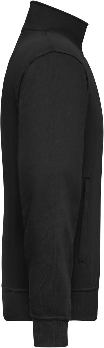 Workwear Sweatjacke mit Stehkragen