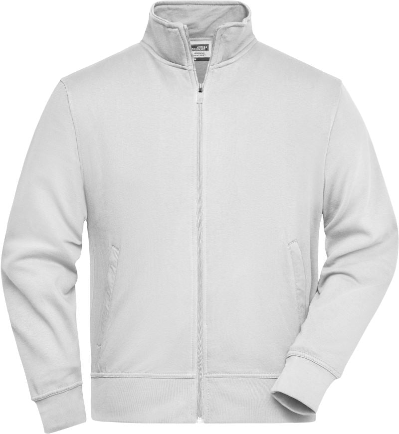 Workwear Sweatjacke mit Stehkragen