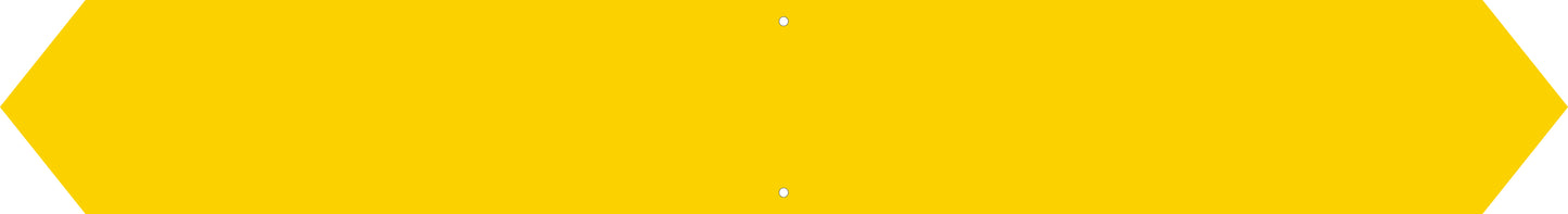 Doppelrichtungszeiger 1100 x 120/150/200 mm