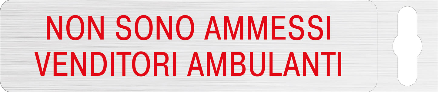 Alufolie gebürstet - Non sono ammessi venditori ambulanti