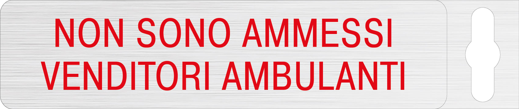 Alufolie gebürstet - Non sono ammessi venditori ambulanti
