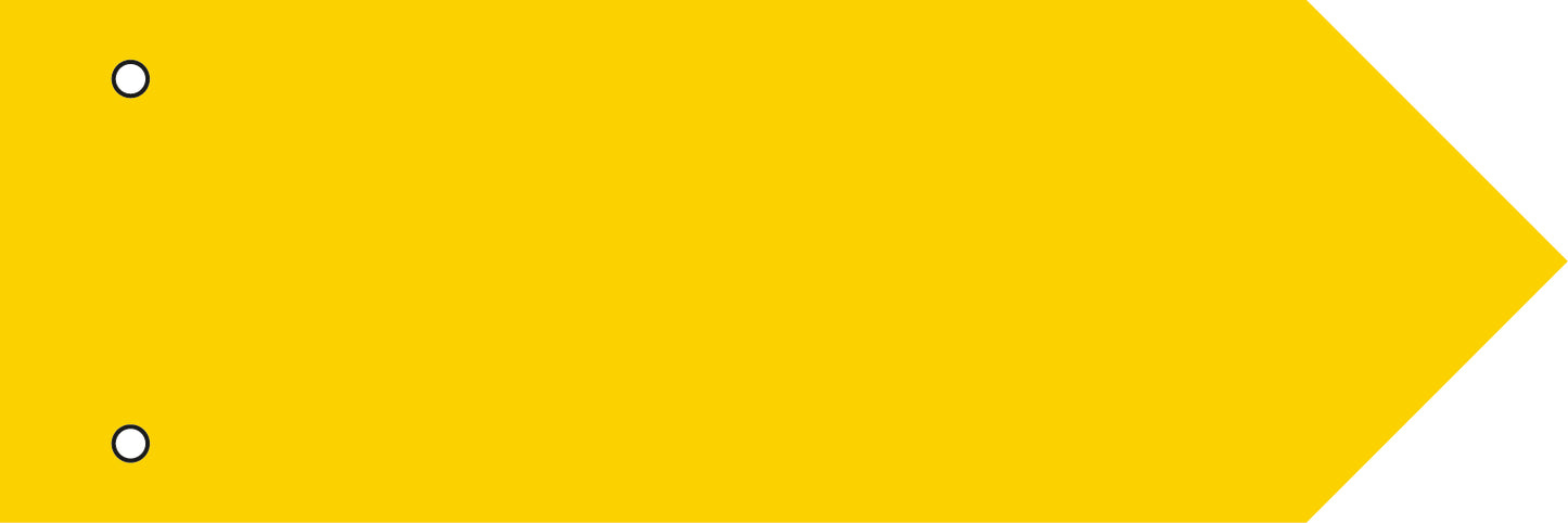 Richtungszeiger 300 x 100 mm